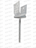 Rod anchor - grooved rod anchor - galvanized