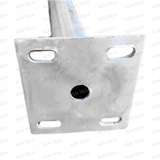 Galvanized Ground Screw For Solar Mounting System 1550 Alloy Junction